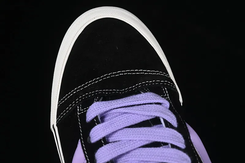 All categories Vans Vans series Vans Low Vans Knu Skool Purple Portuguese love bread shoes Comfortable and fashionable non-slip wear-resistant low-top casual sneakers VN0009QC6BT1